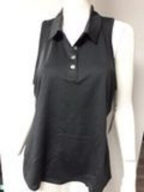 Taylor Jordan Women's Golf Tank Top Shirt Black Size M NEW WITH TAGS!